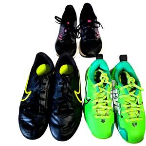 Nike + More Girl's Size 10 11 c Sneaker Tennis Shoes Cleats Bulk Lot of 3